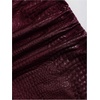 image:imageFloerns Womens Faux Leather Halter Dress Draped Front Ruched Bodycon Date Night Mini DressesBurgundy