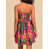 image:imageFloerns Womens Summer Floral Cami Beach Dress Cut Out Spaghetti Strap Flared Beach DressesHot Pink