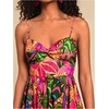 image:imageFloerns Womens Summer Floral Cami Beach Dress Cut Out Spaghetti Strap Flared Beach DressesHot Pink