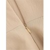 image:imageFloerns Womens Sweetheart Neck Puff Sleeve Dress Zipper A Line Short Ruffle DressesKhaki