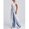 image:imageFloerns Womens Y2k Sheer Lace Short Sleeve Slit Music Festival Long DressWhite