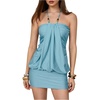 image:imageFloerns Womens Y2k Halter Neck Bodycon Date Night Mini DressesBlue