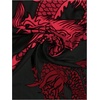 image:imageFloerns Womens Cheongsam Chinese Traditional Dragon Print Qipao Bodycon Mini DressBlack and Red