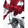 image:imageFloerns Womens Cheongsam Chinese Traditional Dragon Print Qipao Bodycon Mini DressRed Multi