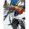 image:imageFloerns Womens Cheongsam Chinese Traditional Dragon Print Qipao Bodycon Mini DressWhite Multi