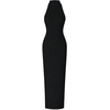 image:imageFloerns Womens Sleeveless Halter Dress Ruched Split Party Date Night Bodycon Long DressesBlack