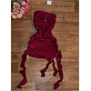 image:imageFloerns Womens Strapless Dress Tube Ruched Ruffle Trim Going Out Bodycon Mini DressesBurgundy