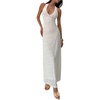 image:imageFloerns Womens Halter Neck Maxi Dress Sleeveless Wedding Guest DressesWhite